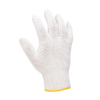 ถุงมือผ้าคอตตอน PARAGON รุ่น 75-576427 ขนาด 700 กรัม สีขาวขอบเหลือง  [ส่งเร็วส่งไว มีเก็บเงินปลายทาง]