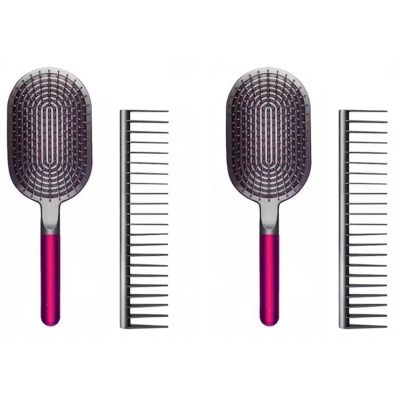 Airbag Comb+Wide Tooth Comb Detangling Scalp Massage Airbag Hairbrush for Dyson Massage Sharon Brush Portable