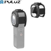 PULUZ Lens Guards ฝาครอบป้องกันเลนส์พร้อมเมาท์รองเท้าเย็นเข้ากันได้กับ Insta360 ONE RS 1นิ้ว360 Edition Action Camera