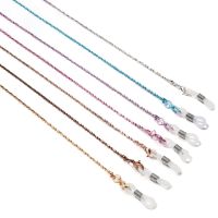 【LZ】✣♙☽  Corrente de óculos de aço inoxidável para mulheres Acessórios para óculos Anti Loss Sports Lanyard 8 cores High End Atacado