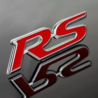 โลโก้​ LOGO RS โลหะ ติดหน้ากระจังติดรถยนต์​ ​HONDA