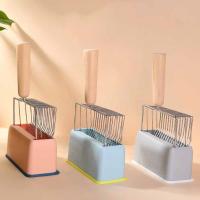 【hot】✣☃  Litter Shovel Cleaning Filter Waste Electroplating Metal cat supplies