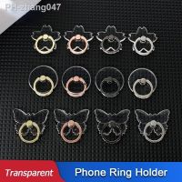 Universal Mobile Phone Holder Stand Finger Ring Magnetic for Cute Cell Smart Phone Transparent Holder for Iphone 11 12 XS MAX