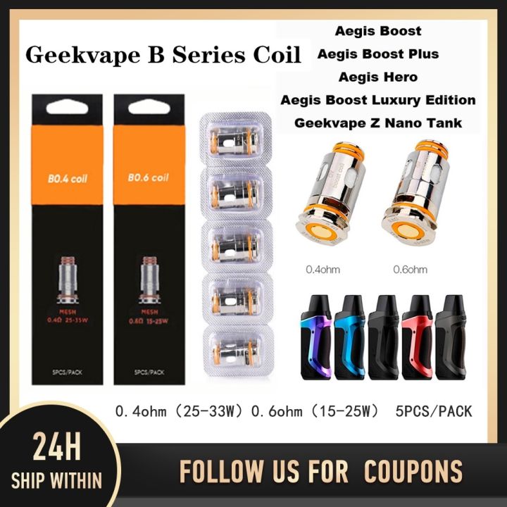 Geekvape Aegis Boost Occ Aegis Hero Replacement Coils 0.4/0.6 Ohm Mesh Aegis Boost Plus/H45 