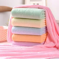 【CC】 35X75cm Shower Large Beach Quick-Drying Absorbent Soft Bathrobe Microfiber