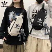 กระเป๋าคาดหน้าอกADIDASกระเป๋าสะพายข้างกระเป๋ากีฬา แบบใหม่（ไม่มีจี้）