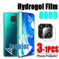 Film Hydrogel de sécurité pour Xiaomi Poco m2 Pro protecteur d 39;écran arrière caméra verre Gel d 39;eau douce HD clair sur Little Pock M2Pro