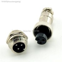 ◊ 1Pcs GX12 3 Pin Male Female 12mm Wire Panel Connector Aviation Plug GX12 Circular Connector Socket Plug