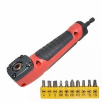 {SAVAGE Hardware Tools} 90องศา Rights Angle Drilling Shank Extension Adapter ไขควงแม่เหล็ก1/4นิ้ว Hex Drill Bits Socket Holder