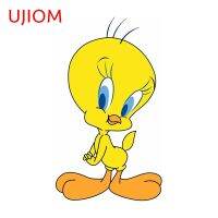 UJIOM สติกเกอร์ติดผนังสำหรับ Tweetybird ครีมกันแดดลายอนิเมะกันรอยขีดข่วนสติ๊กเกอร์ติดไวนิลการ์ตูนพันรถด้วยไวนิลตู้เสื้อผ้าแล็ปท็อป