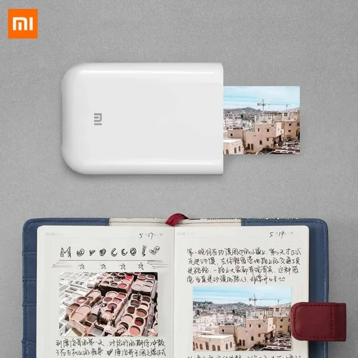 เครื่องพิมพ์ภาพพกพาขนาดเล็ก300dpi-เครื่องพิมพ์ภาพ-xiaomi-ทุกรุ่นสำหรับสมาร์ทโฟนใช้งานได้กับแอพ-mi-home