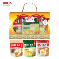 HOTTAs Gift Set น้ำขิงฮอทต้า ชุดของขวัญ เครื่องดื่มสุขภาพ รวมสูตรน้ำตาล 0%