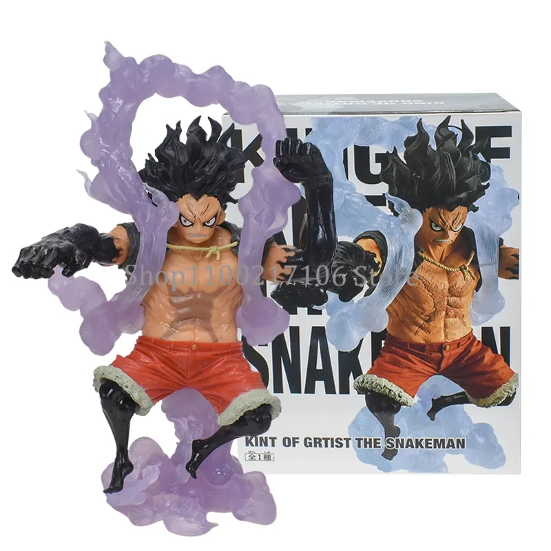 Anime One Piece Gear 4 Fourth Monkey D Luffy Snake Man Figure Statue Toy  Gift | eBay