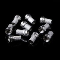 [HOT JJRQQZLXDEE 574] 10 Pcs 75 5 F Connector สกรูชนิดสำหรับ RG6 Satellite TV เสาอากาศ Coax Cable Twist On