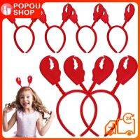 POPOUSHOP 6 pcs Crab Headbands คอสเพลย์ปาร์ตี้ Lobster Headwear Lobster เครื่องแต่งกายอุปกรณ์เสริมผม