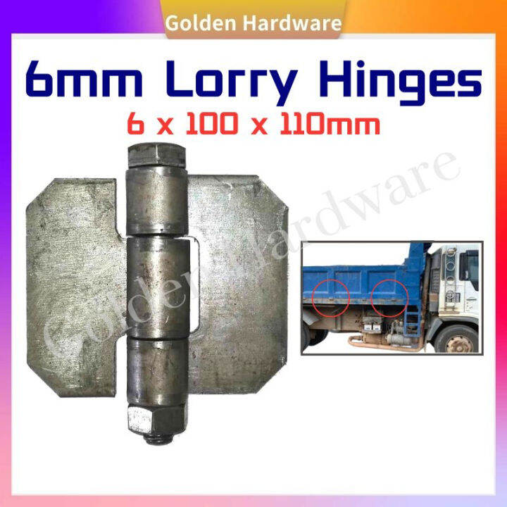 1 Pcs 6mm (1/4'')Lorry Hinges / Lorry Door Hinge / Welding Hinges