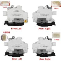 ขวาซ้ายสายไฟตัวล็อกประตูรถประตูด้านหน้าด้านหลังสำหรับ VW Passat B6 3C Tiguan สำหรับ Audi Q3 Q5 B6 B8 A4 Q7สำหรับ Skoda ยอดเยี่ยมสำหรับที่นั่ง Ibiza