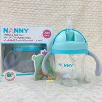 Nanny แก้วหัดดื่มเนื้อไทรทัน พร้อมหลอดถ่วงน้ำหนัก Tritan No Spill Cup 7oz. รุ่น N5732