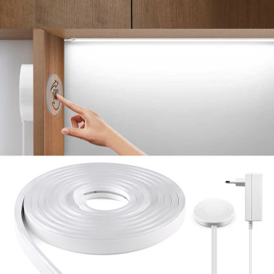 Penetrable Wood Hand Sweep Touch Sensor LED Strip Neon Light Sign Dimmable Neon Tape DIY Kitchen Closet ตู้เสื้อผ้า Night Backlight