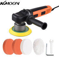 KKmoon 6นิ้ว Random Orbital Electric Car Polisher Kit 840W Auto Car Buffer 2000-6400RPM Variable Speed Polishing Machine With Auxiliary Handle Sponge Wool Pads Rotary Tool For Floor Furniture Ceramic Jade