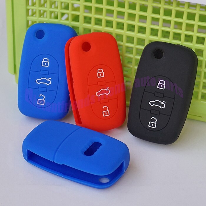 2pcs 2 Button Car Key Fob Silicone Skin Smart Remote Cover case for MITSUBISHI 