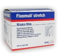 Fixomull Stretch 10cm. x 10m. ฟิกซ์โซมูล สเตรทซ์ แผ่นปิดแผลเอนกประสงค์ ขนาด 10ซม. x 10เมตร