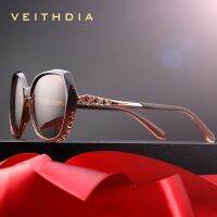 VEITHDIA แว่นกันแดดแฟชั่นสำหรับผู้หญิงเลนส์ไล่ระดับสีของ UV400โพลาไรซ์สำหรับผู้หญิงอุปกรณ์เสริมแว่นตาดีไซน์หรูหราสำหรับผู้หญิง3159 OPPEL