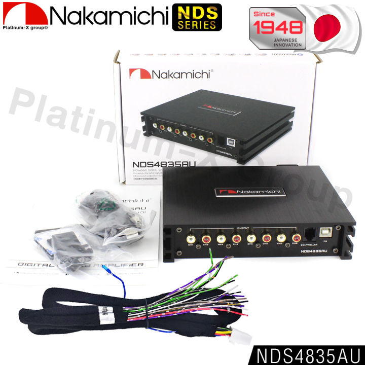 nakamichi-dsp-amplifier-nds4835au-31band-bluetooth-usb-input-4-ch-output-8-ch-hi-res-amp-power-เครื่องเสียงรถยนต์-แอมป์ขยายเสียง-digital