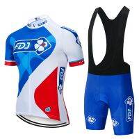 ZZOOI Mountain Bike Man Cycling Maillot Mens Sets Bicycles Sportswear Mtb Bicycle Clothing Jersey Equipment Shorts Clothes Team FDJ