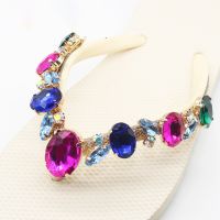 【cw】 Brand New 1 Piece 8.5mm Fashion Shiny Crystal Slipper Chain Rhinestone Bikini Connector Buckle DIY Clothing Sewing Accessories ！