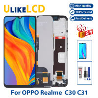 6.5 "สำหรับ OPPO Realme C30 C31 RMX3581 RMX3501จอแสดงผล LCD Touch Screen เปลี่ยน Digitizer Assembly