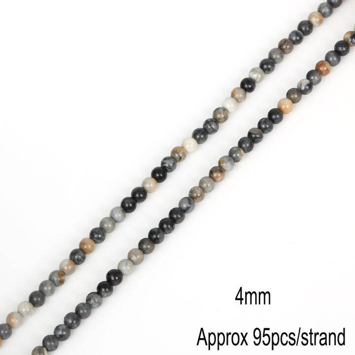 4-6-8-10-12mm-picassoหินธรรมชาติลูกปัดทรงกลมสายคล้องแว่นตาลูกปัดสำหรับdiyสร้อยคออัญมณีสร้อยข้อมือขายส่ง15-strand