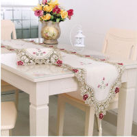 Four Seasons Embroidered Table Runner With Tassel Fashion Household Long Table Flag Birthday Party Banquet Decoration Table Flag