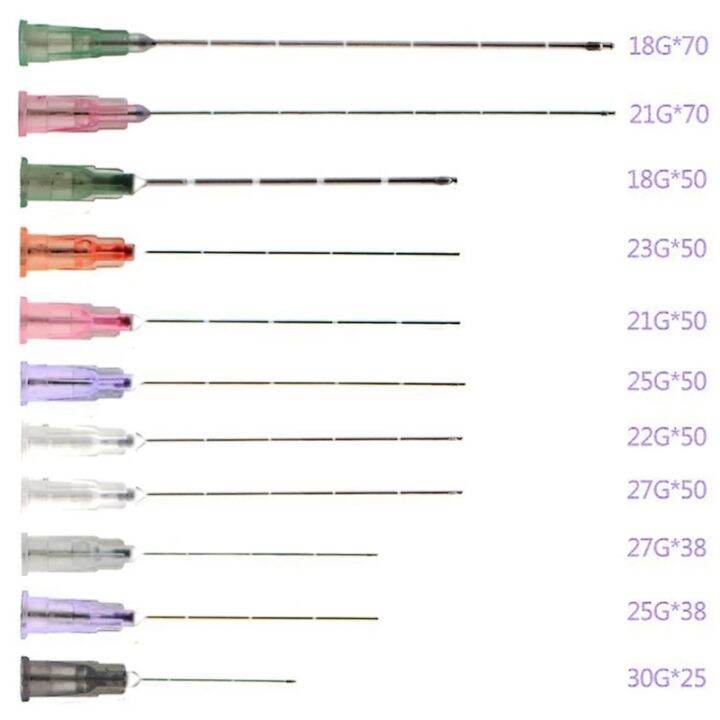 ทิ้งไมโคร-cannula-ดีสำหรับฉีดฟิลเลอร์30กรัม25มิลลิเมตรปลายธรรมดาหยัก-endo-ทื่อปลายเข็ม