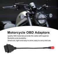 6 To 16 Pin Motorcycle OBD Adaptors OBD2 Diagnostic Cable Extension Connectors for