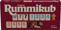 Pressman Original Retro Style Large Numbers Rummikub - Includes Tiles with Bright, Over-Sized, Inset Numbers for Easy Viewing, Multi Color