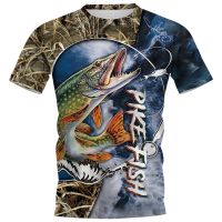 T SHIRT -  （ALL IN STOCK）  3D printed T-shirt for men and  Summer Bath Fishing Short Sleeve  Street Loose and Comfortable Plus Size Mens   (FREE NICK NAME LOGO)