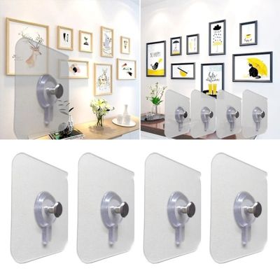 Punch-Free Non-Marking Strong Adhesive Screw Stickers Wall Picture Hook Invisible Traceless Hardwall Drywall