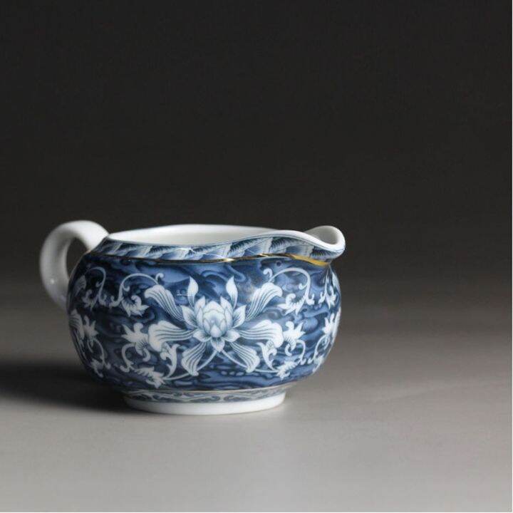 chinese-teaset-tea-jug-pitcher-jingdezhen-blue-and-white-porcelain-cup-ceramic-frothing-milk-coffee-latte-pot-drinkware