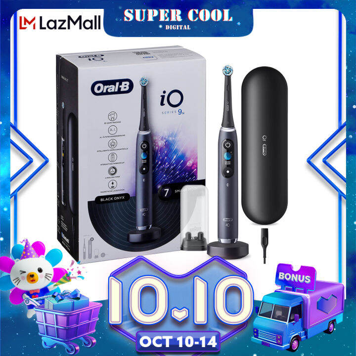 Oral-B IO Series 9 Electric Toothbrush Onyx Black IO9 With 7 Smart-mode ...