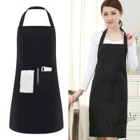 【hot sale】☃卍✥ D13 Kitchen Aprons for Women with 2 Pockets Cooking Chefs Apron Extra large for Men Las Waterproof Adjustable Bid Plain Apron for Baking Gardening Restaurant BBQ