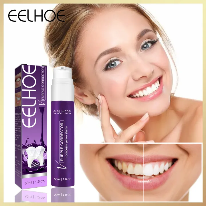 Eelhoe Tooth Colour Corrector V34 Teeth Whitening Toothpaste Cleaning ...