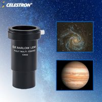 Celestron โลหะทั้งหมด5x Barlow Eyepiece กล้องโทรทรรศน์ดาราศาสตร์ Plosser 1.25นิ้ว/31.7มม. ช่องมองภาพโทรศัพท์ High Times