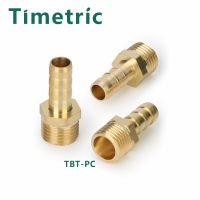 PC Series Brass Fittings With Male Thread 6mm/8mm/10mm/12mm Pneumatic Components Pagoda Gas Hose Fittings