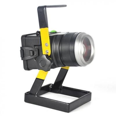 IP65 30W Floodlight Portable Rechargeable Work Emergency flood light for Traveling Camping Fishing Outdoor Spotlight LED