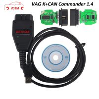 ZZOOI VSTM VAG K CAN Commander 1.4 obd 2 OBDII Cable Diagnostic Scanner tool For V-W /S-eat/S-k-oda/A-D Vag Commander