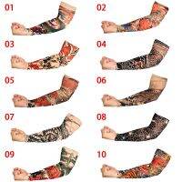 Unisex Arm Warmer Quick Dry UV Protection Outdoor Temporary Fake Running Arm Sleeve Skin Proteive Nylon Tattoo Sleeves Stockings