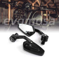 รถจักรยานยนต์จักรยาน Cruiser Chopper A อลูมิเนียม78 22mm Bar End ด้านหลังดูกระจกสำหรับ BMW Ducati Aprilia Victory