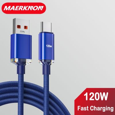 Xiaomi สายชาร์จสำหรับซัมซุงข้อมูล Type C สาย USB ที่ชาร์จไฟรวดเร็ว USB 120W Huawei สายชาร์จเคเบิ้ลอะแดปเตอร์สายชาร์จโทรศัพท์มือถือ6A