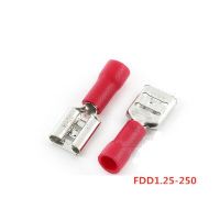 ขั้วกดเย็น Mdd/Fdd-1.25 Fdd2-110 187 250ขั้วชายและหญิงสีแดง/น้ำเงิน20ชิ้น